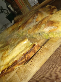 Una foto de Torta de puerro (vegetariana)