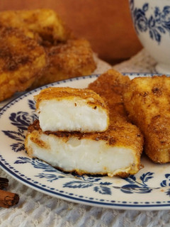 Una foto de Leche frita sin gluten