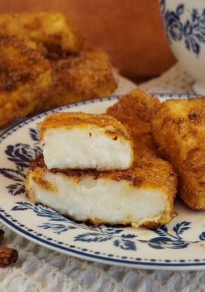 Una foto de Leche frita sin gluten