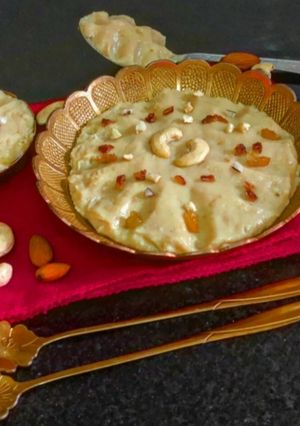 A picture of Guilt- Free Rice Flour Dessert/ Chawal Ke Atta Ka Halwa ✨ Celebrating For February Month ✨.