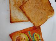 A picture of toast peanut butter toast