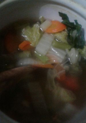 Foto resep Sup sayur wortel