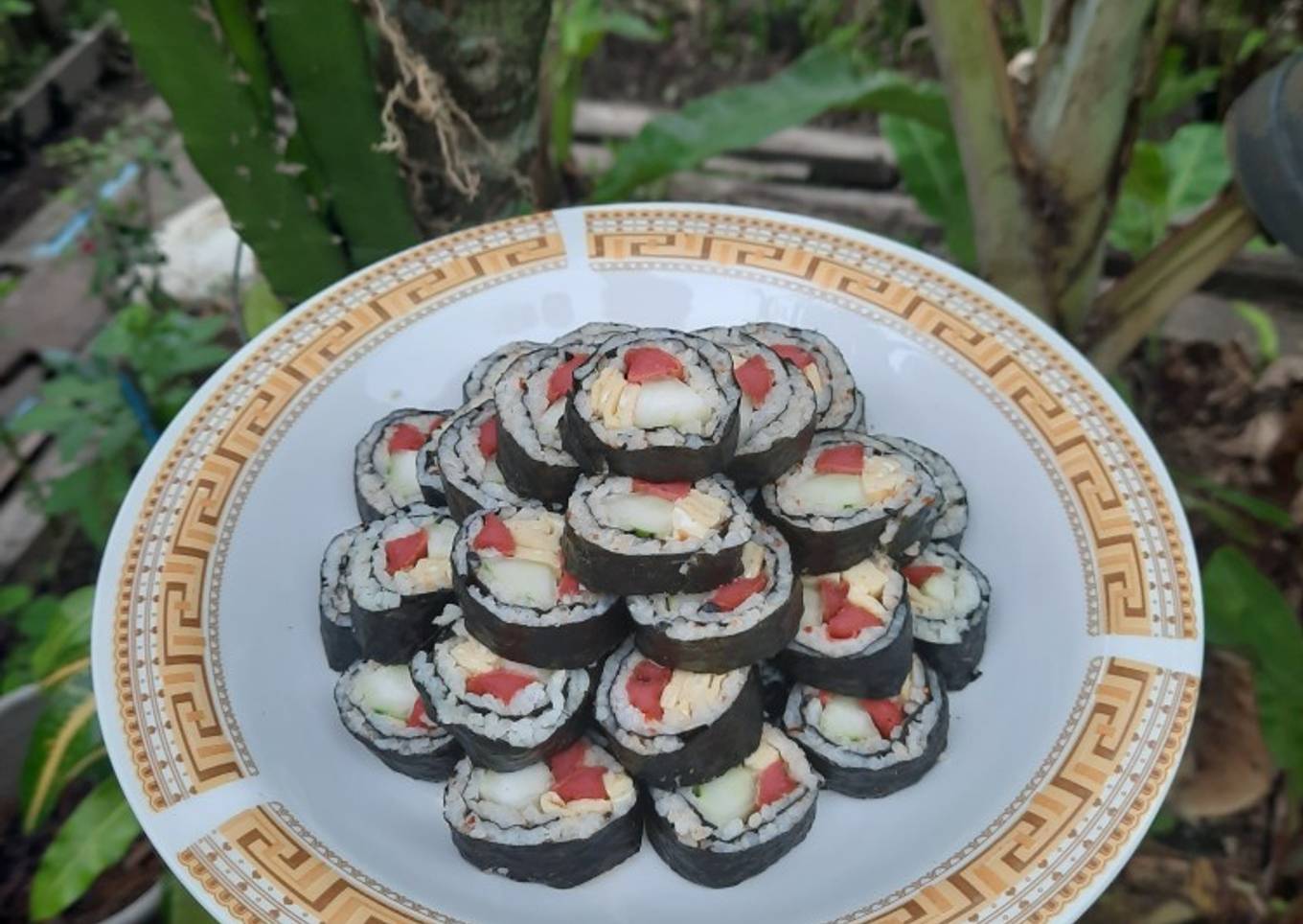 Kimbap Sosis Telur