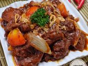 Gambar semur daging sapi bawang bombay