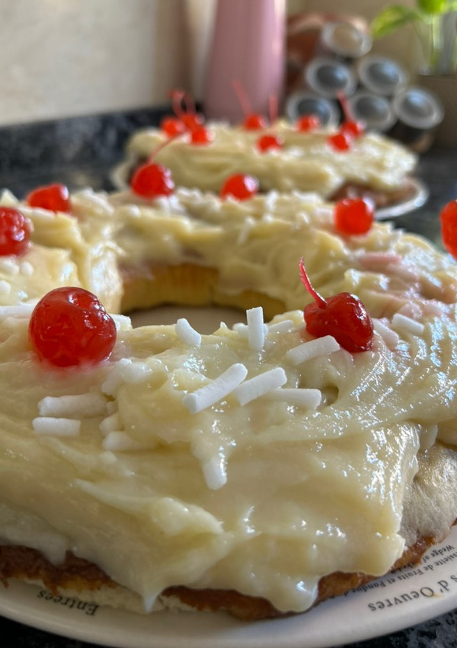 Una foto de Roscas de Pascua rellenas 💣