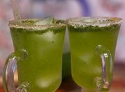 A picture of frozen mint
