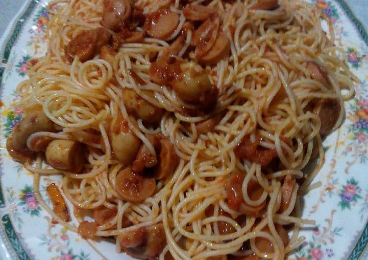 Spaghetti cepat saji