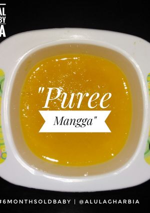 Foto resep "Puree Mangga" MPASI 6 Bulan