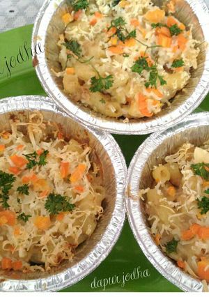 Foto resep Makaroni schotel jodha kukus & panggang