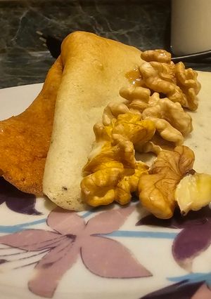 Una foto de Panqueques de avena
