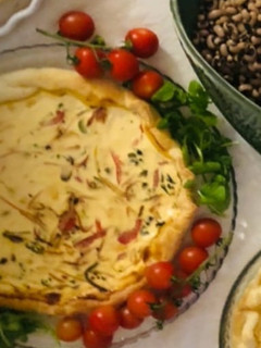 Foto de Quiche de Fiambre e Queijo com Alho Francês