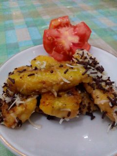 Foto resep Pisang Bakar Mentega Tabur Keju Meses