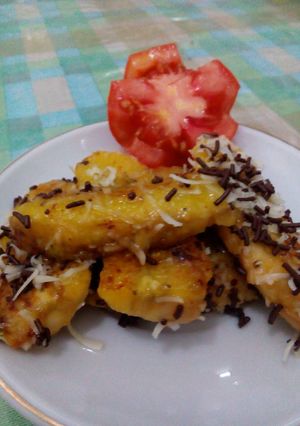 Foto resep Pisang Bakar Mentega Tabur Keju Meses