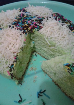 Foto resep Bolu air rasa pandan