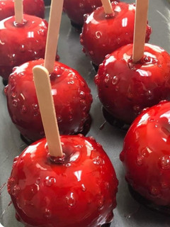 Una foto de Manzanas de caramelo