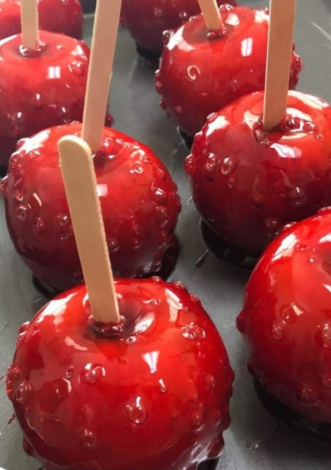 Una foto de Manzanas de caramelo