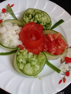 عکسی از دستور سالاد شیرازی