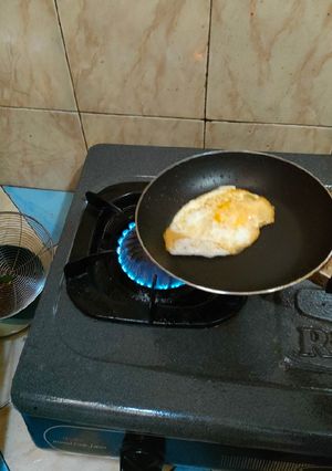 Foto resep Telur ceplok teflon
