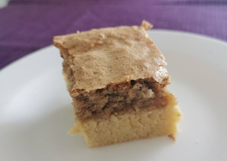 Dióhabos szelet