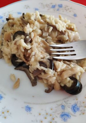 Una foto de Risotto de setas