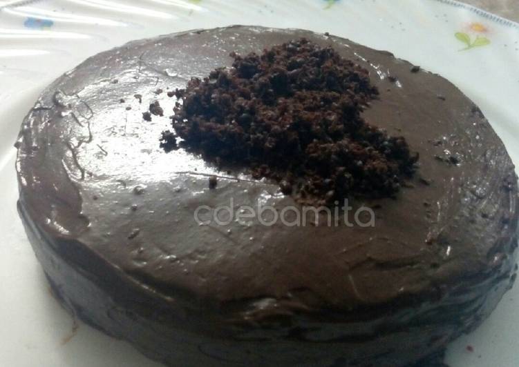 Steps to Prepare Perfect Oats Chocolate Truffle Cake (no sugar no gluten)