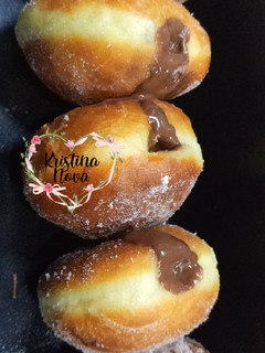 Foto resep Bomboloni (Donat empuk isi selai)