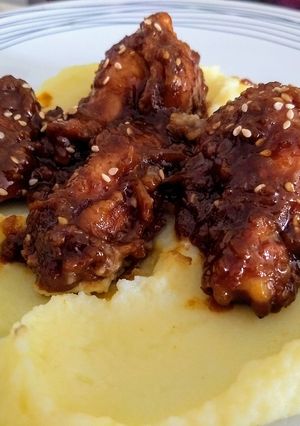 Una foto de Alitas de Pollo Oriental #lacocinadeBea