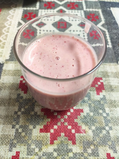 Una foto de Batido de Fresa-Plátano