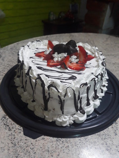 Una foto de Torta de cumpleaños corazón ❤