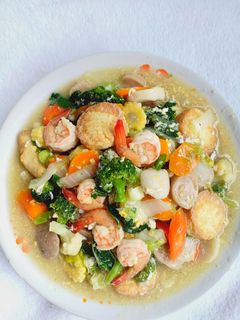 Foto resep Capcay Seafood kuah kental