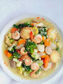 Foto resep Capcay Seafood kuah kental