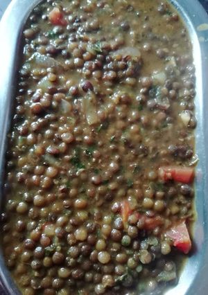 A picture of Masoor daal tadka.