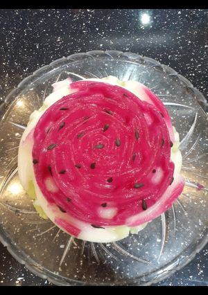 عکسی از دستور ژله هندوانه