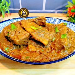 A picture of Raw Banana Curry (Kachche Kele ki sabzi).