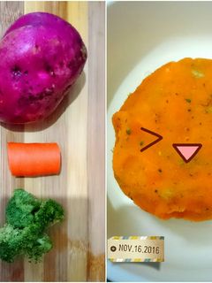 Foto resep MPASI - 9M+ Ubi Brokoli Wortel