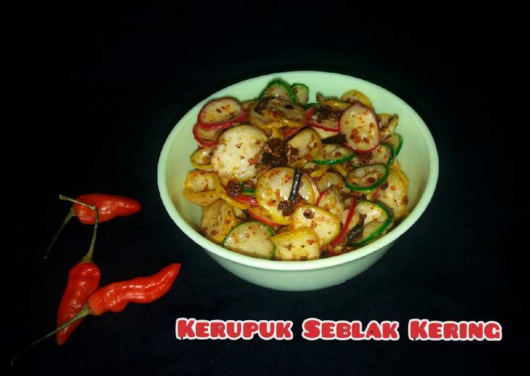 Kerupuk Seblak Kering