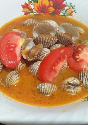 Foto resep 26. Kerang kuah pedas manis simple