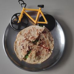 A picture of Chapati Sandwich.