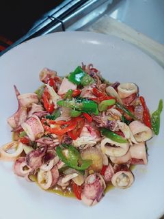 Foto resep Cumi asin tumis sederhana