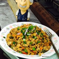Ragi Eggs Upma 😋 A picture of Ragi Eggs Upma 😋.