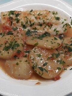 Una foto de Guiso de bacalao con patatas