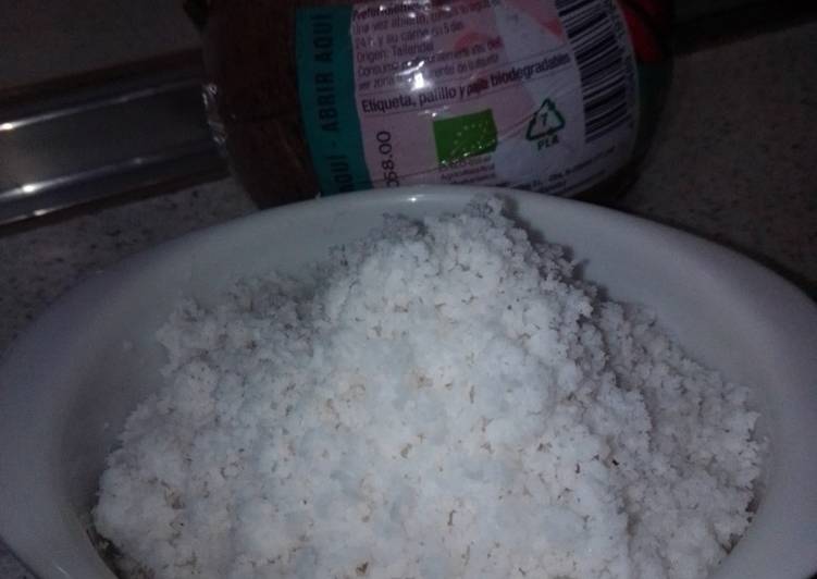 Harina de coco en robot MC