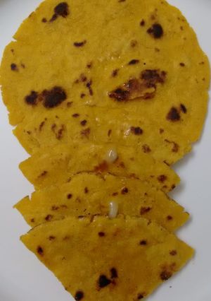 A picture of Corn paratha punjab's special.