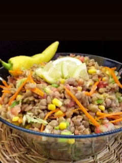 Una foto de Ensalada de lentejas