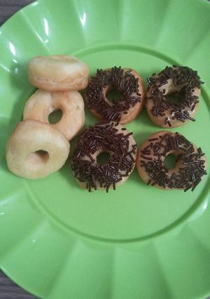 Foto resep Donat mini tanpa telur dan ulen takaran sendok