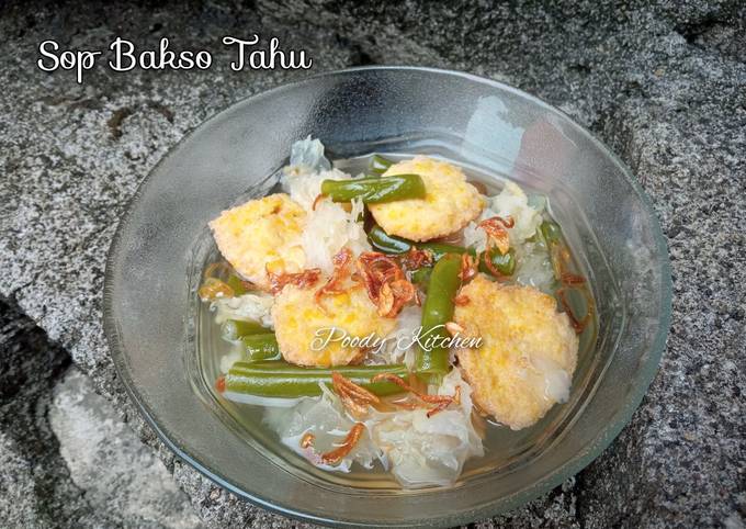 Resep Sop Bakso Tahu Oleh Pujani Handayani Cookpad