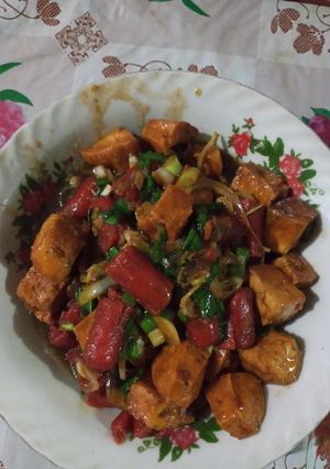 Foto resep Tahu sosis saus tiram