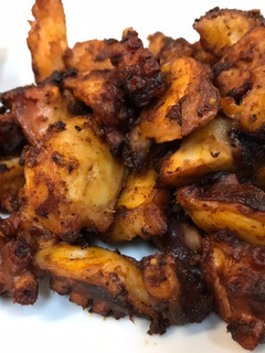 Una foto de Pulpo con mojo picón en Airfryer Cosori