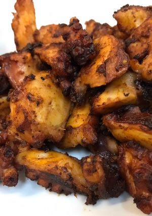 Una foto de Pulpo con mojo picón en Airfryer Cosori