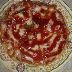 A picture of Vegetable pizza.